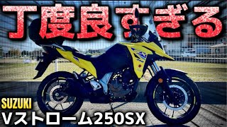 【試乗】スズキVストローム250SX。なんだこれは？優秀すぎるって！motolab104 [upl. by Lexa]