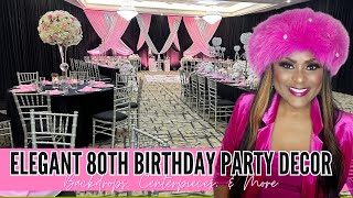 HOW TO PLAN AND DECORATE AN ELEGANT BIRTHDAY PARTY AND BACKDROP TUTORIAL [upl. by Nerok592]