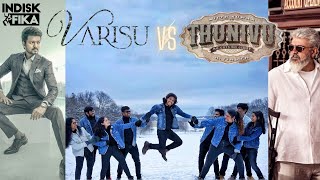 Varisu vs Thunivu Mashup from Sweden  IndiskFika ThalaThalapathy [upl. by Atteloj]