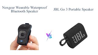 noxgear 39g vs JBL Go 3 Battle of the Portable Speakers 🎵🔊 [upl. by Analle846]