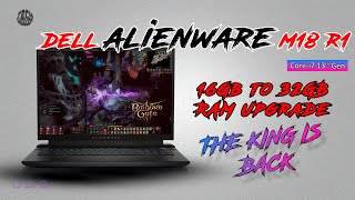 Dell Alienware M18 R1 Gaming Laptop Upgrade [upl. by Schuh]