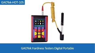 Hardness Testers Digital Portable  GAOTek [upl. by Onavlis]