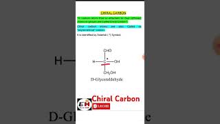 CHIRAL CARBON Learn in 1 minut ✅❤️ shorts [upl. by Sackman338]