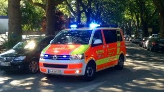 NEF Einsatzfahrt mit Pressluft in Wuppertal [upl. by Gabie619]