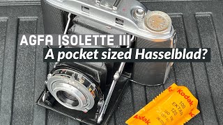 Agfa Isolette III Is it a Pocket Hasselblad [upl. by Arola853]