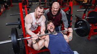 Ultimate Chest amp Tricep Blasting Bodybuilder vs Exercise Scientists ft RP Strength [upl. by Refiffej]