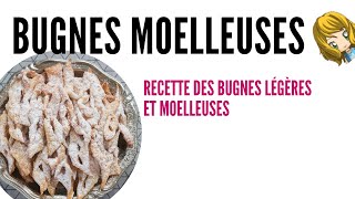 ⭐ BUGNES MOELLEUSES OU BEIGNETS DE CARNAVAL⭐ bugnes lyonnaise hyper légères et moelleuses [upl. by Lolita]