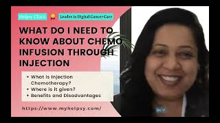 What Do I Need to Know About Chemotherapy Infusion Through Injection [upl. by Mcintyre]