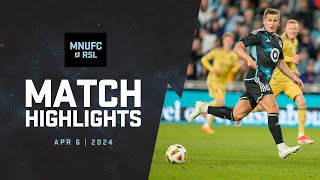 HIGHLIGHTS MNUFC vs Real Salt Lake  April 6 2024 [upl. by Hedvige]