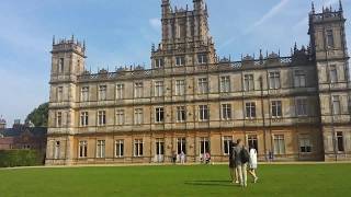 my visit to highclere castle  the real location of downton abbey [upl. by Namref787]