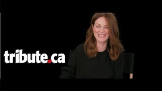 Julianne Moore  Suburbicon Interview [upl. by Allianora278]