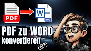 PDF in Word umwandeln 3 kostenlose Varianten für PDF zu Word Konvertierung 2024 [upl. by Horst460]