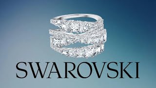 SWAROVSKI  Twist Wrap Ring with White Crystals [upl. by Teerell]