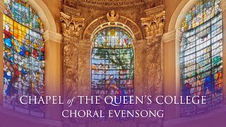 Choral Evensong Live from Queens on Sunday 19 November 2023 [upl. by Indihar200]