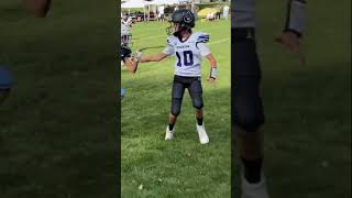 Play action pass for TD🔥🏈footballshorts footballhighlights touchdown youthfootball [upl. by Romina492]