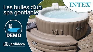 Les bulles dun Spa Pure Spa Intex [upl. by Dihaz]