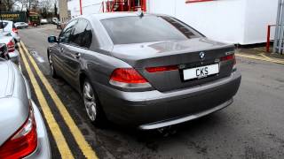 BMW E65 730d CKS Sport Exhaust System [upl. by Esilegna562]