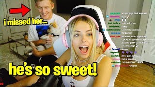 TFUE SHOWS UP on CORINNA STREAM BACK TOGETHER Fortnite [upl. by Vizzone]