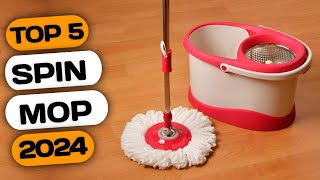 Top 5 Best Spin Mop 2024  Best Spin Mop And Bucket System in 2024 [upl. by Haggerty298]