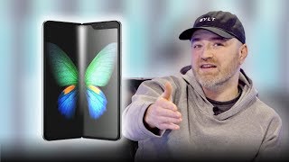 Galaxy Fold  NEW Footage Shows Crease 💀 [upl. by Aihtak]