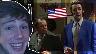 😂 American Reacts to quotOnly Fools and Horses  Falling Through The Barquot [upl. by Kellen]