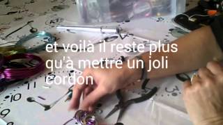 Tutoriel pour réaliser des bijoux en fil daluminium partie 1 [upl. by Airetnohs931]