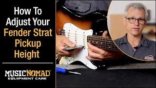 How to Adjust set Your Pickup Height on Your FENDER STRATOCASTER [upl. by Eiramnaej]