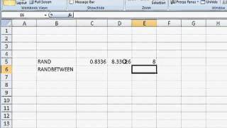 Use the RAND amp RANDBETWEEN Functions [upl. by Anitsuga]