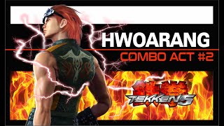 Tekken 5  Hwoarang Combos Act  2  tekken5 hwoarang tekken fypシ゚viral viralvideo gaming [upl. by Einad494]