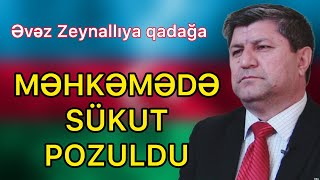 Əvəz Zeynallı məhkəməyə buraxılmadı CANLI [upl. by Ennairol]