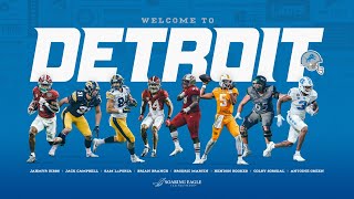 Detroit Lions 2023 Draft Class Highlights [upl. by Atalayah]