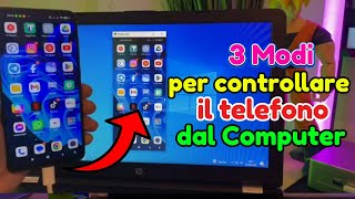 3 Modi Per controllare il tuo telefono da PC [upl. by Neelyhtak]