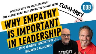 5 Steps To Being Empathetic 10 Minute Summary [upl. by Hansiain]