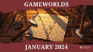 Travian Legends  January 2024 Gameworlds [upl. by Pip]