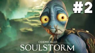 ODDWORLD SOULSTORM PS5 Gameplay Walkthrough Part 2  THE BLIMP Level 3 [upl. by Aylmar]