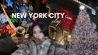 NYC VLOG  influencer dinner concerts holidays in New York City [upl. by Paff]