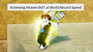 Speedrunning The World Over Heaven in Your Bizarre Adventure [upl. by Anot159]