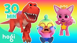 🦖 BEST SONGS of the MONTH｜Dinosaurs for Kids｜Jingle Play｜Happy Dinosaur Day｜Hogi Colors [upl. by Ilajna582]