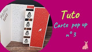 Tuto carte pop up n° 3  carte escalier [upl. by Berstine]