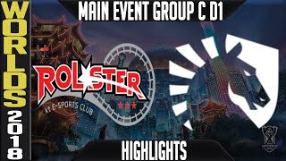 KT vs TL Highlights  Worlds 2018 Group C Day 1  KT Rolster vs Team Liquid [upl. by Nidia]