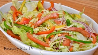 Ensalada de Repollo fácil y diferente una ensalada verde deliciosa con aderezo casero [upl. by Kavanagh]