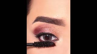 Simple and Easy Eyeshadow Look  Sparkly Eye Makeup Tutorial  Shilpa shorts shortsvideo [upl. by Tnilk]