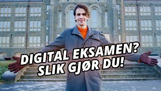 Digital Eksamen Slik gjør du  NTNU [upl. by Ddet]