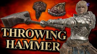 Elden Ring Now Has A Throwable Great Hammer And Its Awesome [upl. by Nixie138]