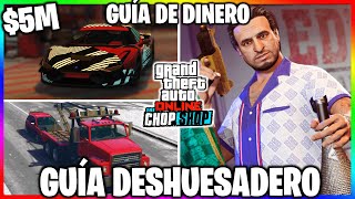 GUÍA del DESHUESADERO ¿Cómo HACER DINERO TRUCOS amp TIPS para HACER MILLONES  Chop Shop GTA Online [upl. by Thoer]