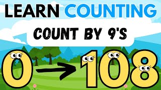 Learn the 9 Times Table in Only 5 Minutes Count by 9s [upl. by Irret]