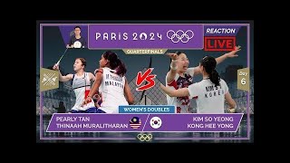 PEARLYTHINAAH 🇲🇾 vs KIM SYKONG HY 🇰🇷 LIVE Paris 2024 QFs Badminton LIVE Darence Chan Preview [upl. by Algernon950]