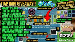 TIAP HARI GIVEAWAY🔥 GAMPANG KAYA😍  NEW GTPS 2024 VERSI 455  GROWTOPIA PRIVATE SERVER TERBARU [upl. by Eedrahs]