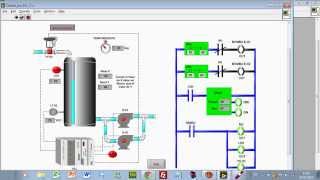 SIMULACIÓN DE PROCESOS INDUSTRIALES LABORATORIO VIRTUAL DE CONTROL CON LABVIEW [upl. by Nylynnej230]