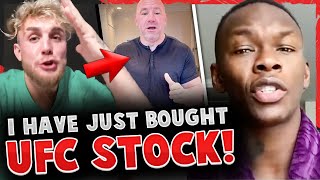 Jake Paul claims he BOUGHT UFC STOCK to INCREASE FIGHTER PAY Israel Adesanys RIPS Robert Whittaker [upl. by Tnahsarp]